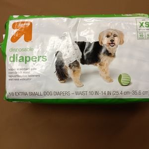 Open box extra small dog diapers